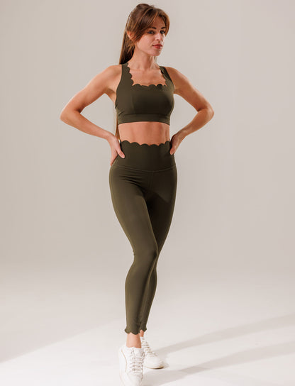 Naiste spordikomplekt KEILY - dark green