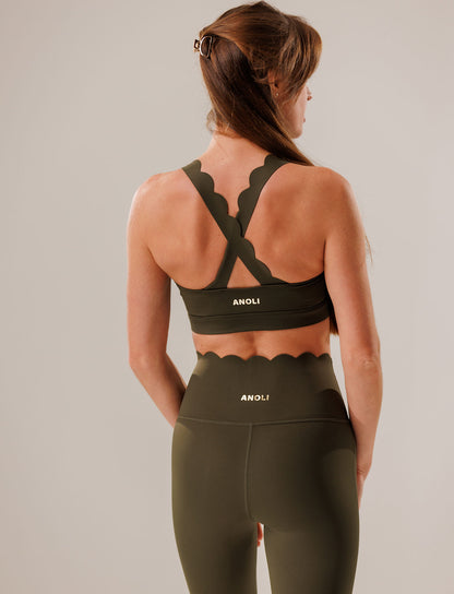 Naiste spordikomplekt KEILY - dark green