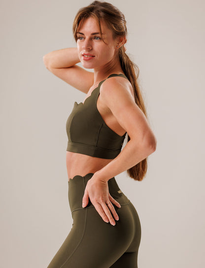 Naiste spordikomplekt KEILY - dark green